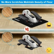 Non-Slip Workout Mat for Under Desk Ellipticals, Ellipse Leg Exerciser Machine Mat, Suitable for Electric Seated Foot Pedal Exerciser, Enhanced Stability & Floor Protection