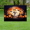 thumbnail image 2 of Mummy Dachshund Happy Halloween with Pumpkins Bats Spooky Fun Yard Sign Wiener Dog Lover Gifts Idea Outdoor Home Lawn Garden Porch Decor - 00019, 2 of 5