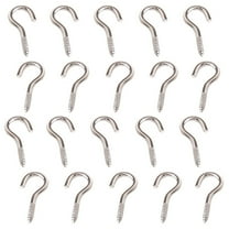 Tineasur Tiny Screw Hooks 100pcs Silver Perfect for Hanging Curtains
