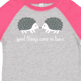 thumbnail image 4 of Inktastic Twin Hedgehogs Baby Gift Boys or Girls Toddler T-Shirt, 4 of 5