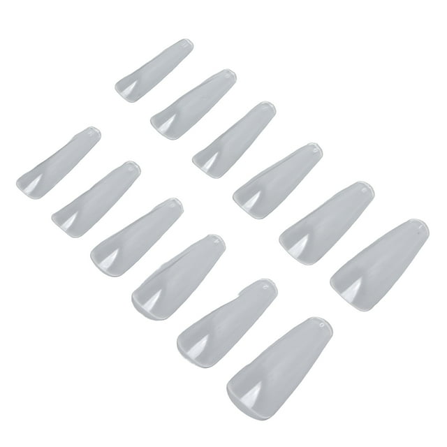 240 Pcs Faux Ongles Ultra Fins, Kit d'Ongles Pressés Extra Longs, Extensions d'Ongles Transparents
