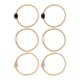 thumbnail image 4 of Piezas de repuesto para juegos de lanzamiento de anillos de cuerda para adultos y niños, anillos de lanzamiento de césped al aire libre para práctica de agilidad y juegos de patio, 6 uds., 4 of 6