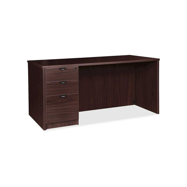 Lorell Chateau Series Bowfront Desk - 36 Lorell Chateau Series Bowfront Desk - 36