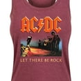 thumbnail image 3 of ACDC - Let There Be Rock - Women's Racerback Tank Top, 3 of 5