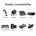 thumbnail image 2 of REQO 14.2" 1/4 TRS to XLR Male Adapter Cable, 6.35mm Stereo Balanced Microphone Stereo Audio Converter, 2 Pack, 2 of 7