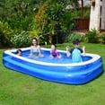 thumbnail image 2 of Topcobe Summer Water Party Inflatable Pool for Children, Outdoor Adult Full-Sized Pool for Paddling, Family PVC Play Bathtub Swimming Pool, 2 of 3