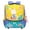 Yellow, variant on Kcolen Adorable Cartoon Animal Themed Backpack for Toddler and Educational Daypack Casual Weekender Hiking Travel Backpack