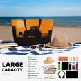 thumbnail image 5 of Lsque tractor cultivating the land Beach Travel Bag - Water-Resistant, Large Capacity Lightweight Tote with 7 Pockets for Women and Men - Perfect for Beach, Pool, Gym, and Travel, 5 of 7