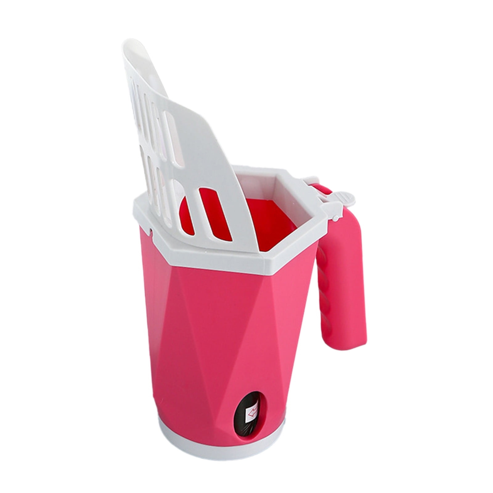 Nebwoak Cat Litter Scoop with Filter - Filtering Design, Ergonomic Non-Slip Handle, Durable ABS & Stainless Steel, Safe Edges, Easy Clean, Fits All Litter Boxes, Red Color