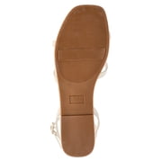 Time and Tru Women's Strappy Flat Sandals