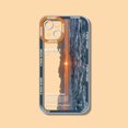thumbnail image 1 of Funda de teléfono con paisaje Natural para iPhone, carcasa a prueba de golpes, color púrpura, azul, atardecer, nieve, montaña, 14, 13, 12, 11 Pro Max, XR, X, XS, 1 of 4