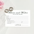 thumbnail image 3 of Advice and Wishes Cards for the New Couples Mr and Mrs, Bride and Groom, Newlyweds, Perfect 50 Pcs Wedding Advice Cards for the Wedding Reception Decorations/Bridal Shower Party, 3 of 10