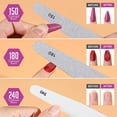 thumbnail image 4 of Professional Nail Files Set For Natural & False Nails, 6-Piece Evc+ Emery Board With Semicircle Shape & Double Sides, Perfect For Woodworking & Salon Usage, Buffer For A Smooth, 4 of 6