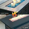thumbnail image 5 of BALI OUTDOORS 42 in. 60,000BTU Fire Pit Propane Gas Fire Pit Table Rectangular Tile Tabletop, 5 of 14