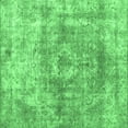 thumbnail image 1 of Ahgly Company Indoor Square Abstract Emerald Green Contemporary Area Rugs, 3' Square, 1 of 4