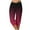 Wine, variant on AJTQTH Women Capri Joggers Ombre Color Stylish Sweatpants Drawstring Lightweight Loose Yoga Pants Casual Capris with Pockets Red M
