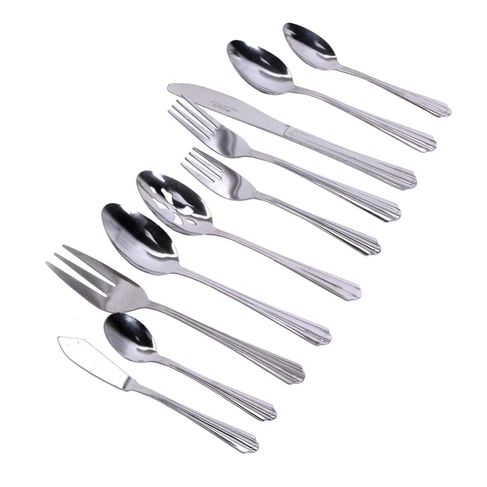 Gibson Home GB Classic Canberra 45 Piece Flatware Set