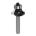thumbnail image 1 of Unique Bargains Roundover Router Bit Dia 1/4 Shank 3/16' Radius Carbide Tipped Woodworking Tool, 1 of 7