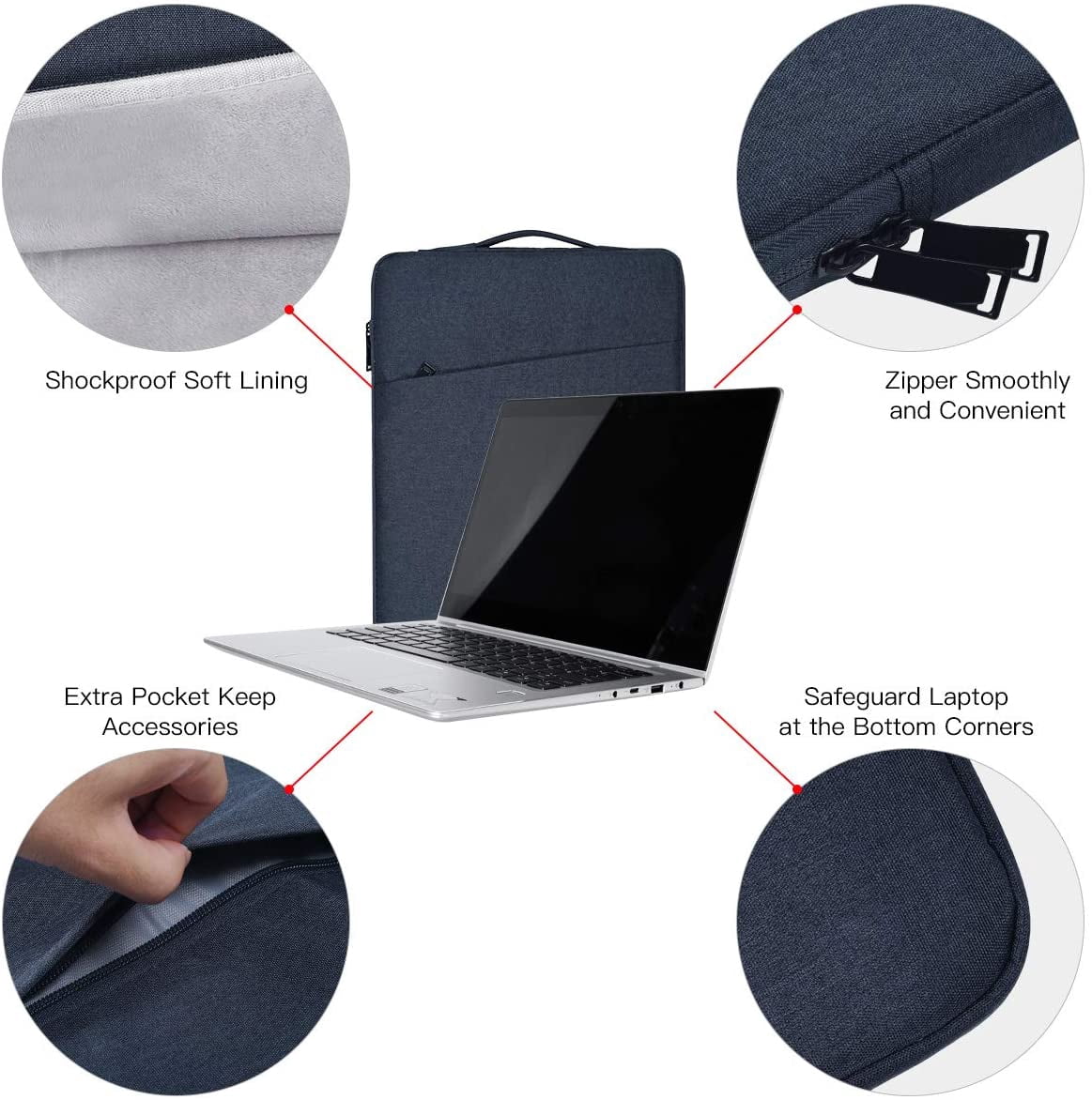15.6 Inch Laptop Sleeve Case for HP 