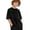 Black, variant on Boys T Shirts Spring Summer Casual Drop Shoulder Crew Neck Elbow Sleeve Kids Oversized T Shirt Y2k Tops
