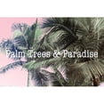 thumbnail image 3 of Mansfield, Kathy 14x11 Black Modern Framed Museum Art Print Titled - Palm Trees and Paradise, 3 of 5