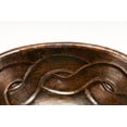 thumbnail image 3 of LO19RBDDB Oval Braid Self Rimming Hammered Copper Sink, 3 of 3