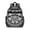Black White Tie, variant on Colorful Cloud Star Pattern Backpack for School,Cute School Bag,Schoolbag with Adjustable Shoulder Straps & Padded Back,15.25"x11.5"x5.25"