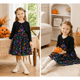 thumbnail image 2 of Aideaone Toddler Girls Dresses Sleeveless Dress with Long Sleeve Ruffle Cardigan 2 Piece Fall Outfit Set 2T-18T, 2 of 6