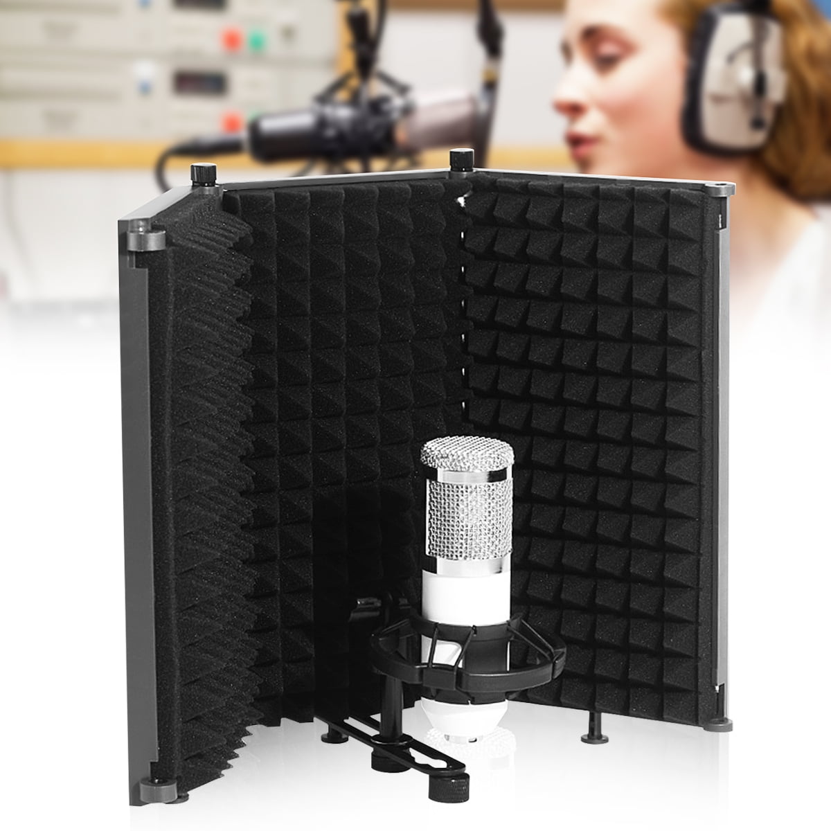 17.7X11.8'' Live Stream Game cam Video Microphone Isolation Shield