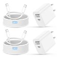 thumbnail image 1 of Cargador SDYXZ de carga rápida USB C 40W con cables de 1.8 m y 3 m, 1 of 8