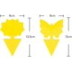 thumbnail image 2 of Paquete de 12 trampas adhesivas para moscas de la fruta y mosquitos, aptas para interiores y exteriores, protegen las plantas, no tóxicas e inodoras., 2 of 5