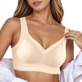 thumbnail image 1 of Brasier Mujer Sujetador de Soporte Cómodo para Mujer, Camiseta Suave sin Aros, Ropa Interior sin Costuras, Cobertura Total, Uso Diario Extra Grande, 1 of 4