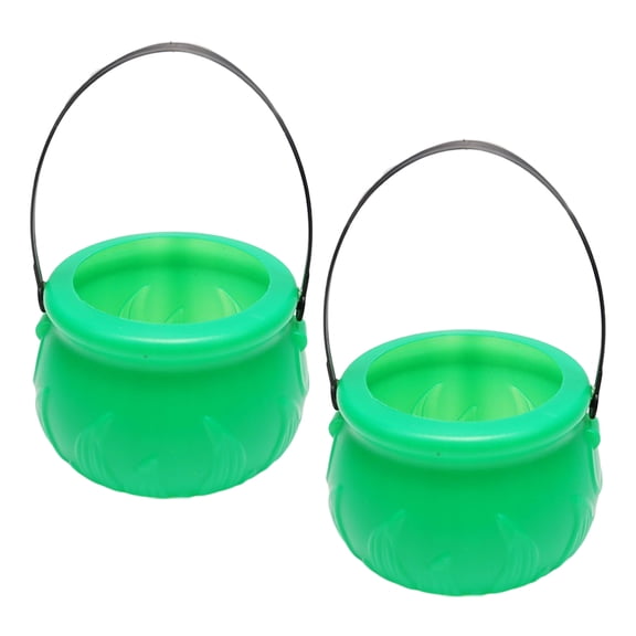 Worgeous  2 Pcs Decor Decorations St Patrick's Day Ornament Delicate Bucket