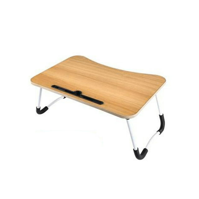 Zootealy Laptop Desk Foldable Bed Table Portable Multi-Function Lap Bed Tray Table with Storage Drawer and Cup Slot, Notebook Stand Breakfast Bed Tray for Sofa, Bed, Terrace, Balcony, Garden