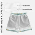 thumbnail image 3 of FORMRS Boys Swim Trunks Quick Dry Mesh Liner Boardshorts Sizes XS-XL, Floral Easter, 3 of 7