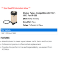 thumbnail image 2 of Washer Pump - Compatible with 1967 - 1993 Ford F-250 1968 1969 1970 1971 1972 1973 1974 1975 1976 1977 1978 1979 1980 1981 1982 1983 1984 1985 1986 1987 1988 1989 1990 1991 1992, 2 of 2