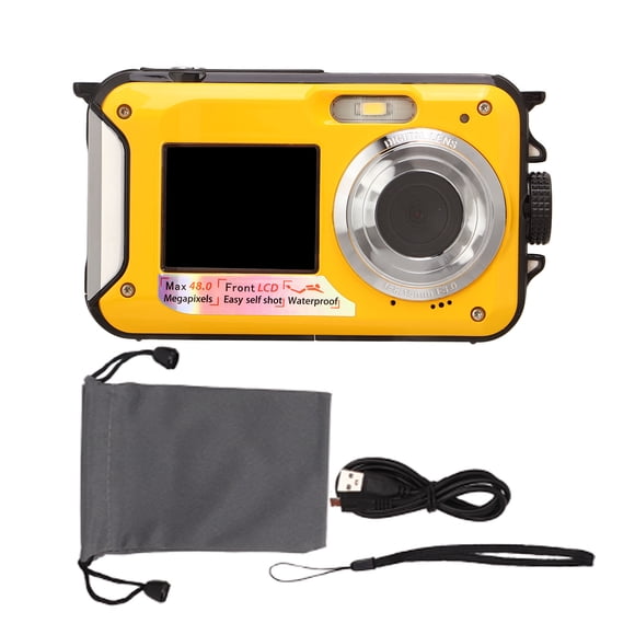 Cámara digital impermeable Jadeshay Full HD 2.7K 48MP