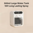 thumbnail image 4 of Portable Mini Air Cooler, 3-in-1 Personal Evaporative Air Conditioner with Humidifier, 500ml Quiet Cooling Fan for Home Office Dorm Desk Bedroom Camping, 4 of 11
