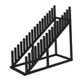 thumbnail image 2 of Lipstore Metal Tile Display Rack Heavy Duty High Strength Standing Ceramic Tile Stand Black, 2 of 8