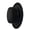 Black bow2, variant on Classical Pork Pie Hat Felt Wide Brimmed Western Pork Pie Hat for Dinner Outdoor Casual Wear