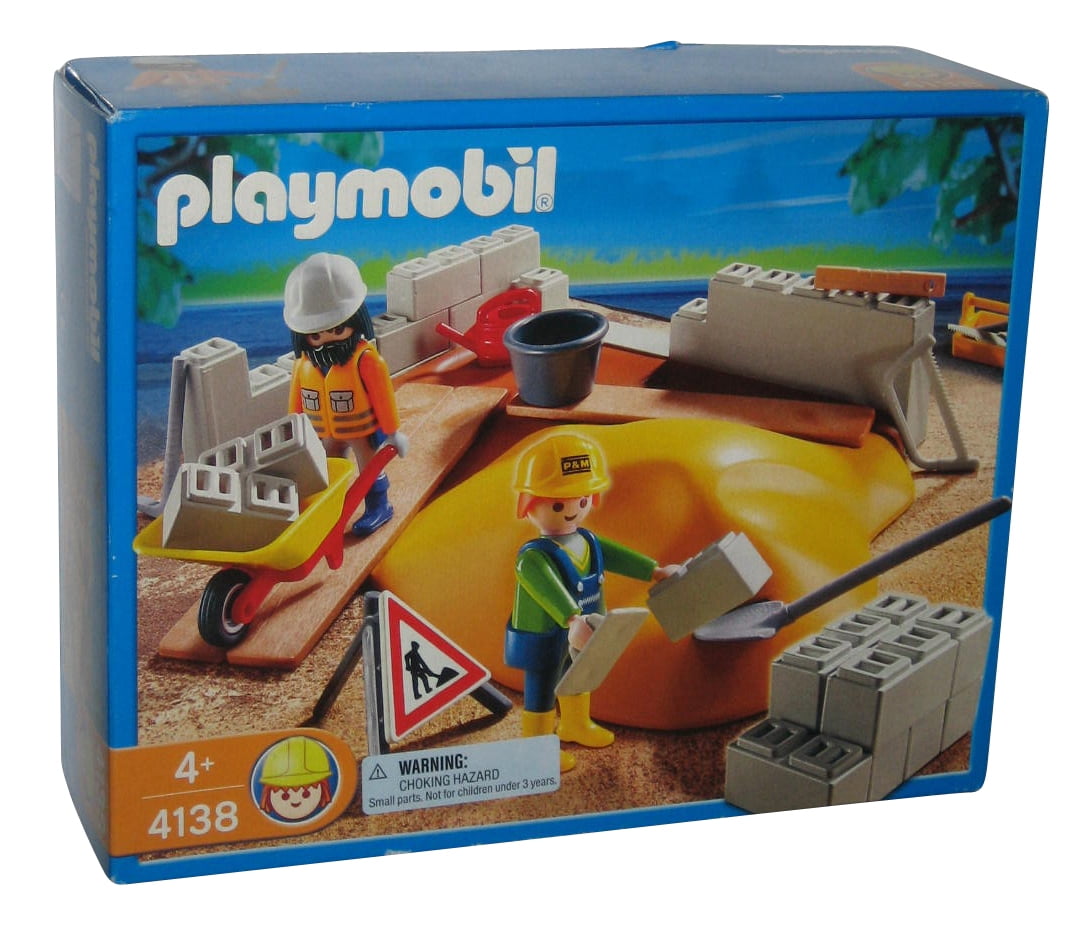 Playmobil Construction Compact Figure Toy Set 4138 - Walmart.com