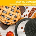 thumbnail image 3 of Gutsdoor 9.5 Inch Tart Pan Nonstick Pie, Quiche Pan with Removable Bottom Round Quiche Baking Dish Pie Pans, 3 of 7