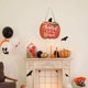 thumbnail image 3 of Boo Sign Y Wood Pumpkin Thankful And Blessed Sign Harvest Fall Decoración De Halloween Acción De Gracias Colgando Decoración De La Puerta De La Pared Jormftte WMZY-742, 3 of 7