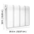 thumbnail image 4 of Advantage Bobbin Stripe Grey Scalloped Wallpaper, 4 of 5