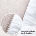 thumbnail image 5 of Junovo Luxury Fluffy Area Rugs Areary Rug for Bedroom Shaggy Rugs Area Carpet for Living Room Bedroom,4'x6',White, 5 of 7