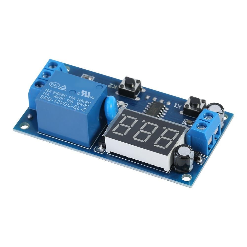 DC 5V 12V Adjustable Timer Delay Turn on //off Switch Control Time Relay Module