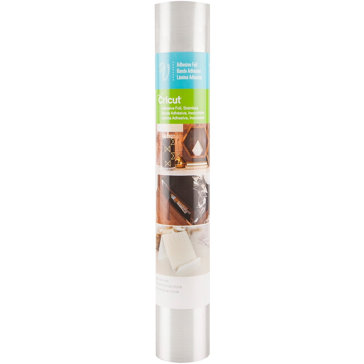 Cricut Adhesive Foil Vinyl, 12'x48', Silver