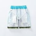 thumbnail image 5 of Spazoro Toddler Boys Girls Shorts, Printed with Pockets Elastic Waist Summer Casual Shorts for Boys Blue Size 2 T, 5 of 9