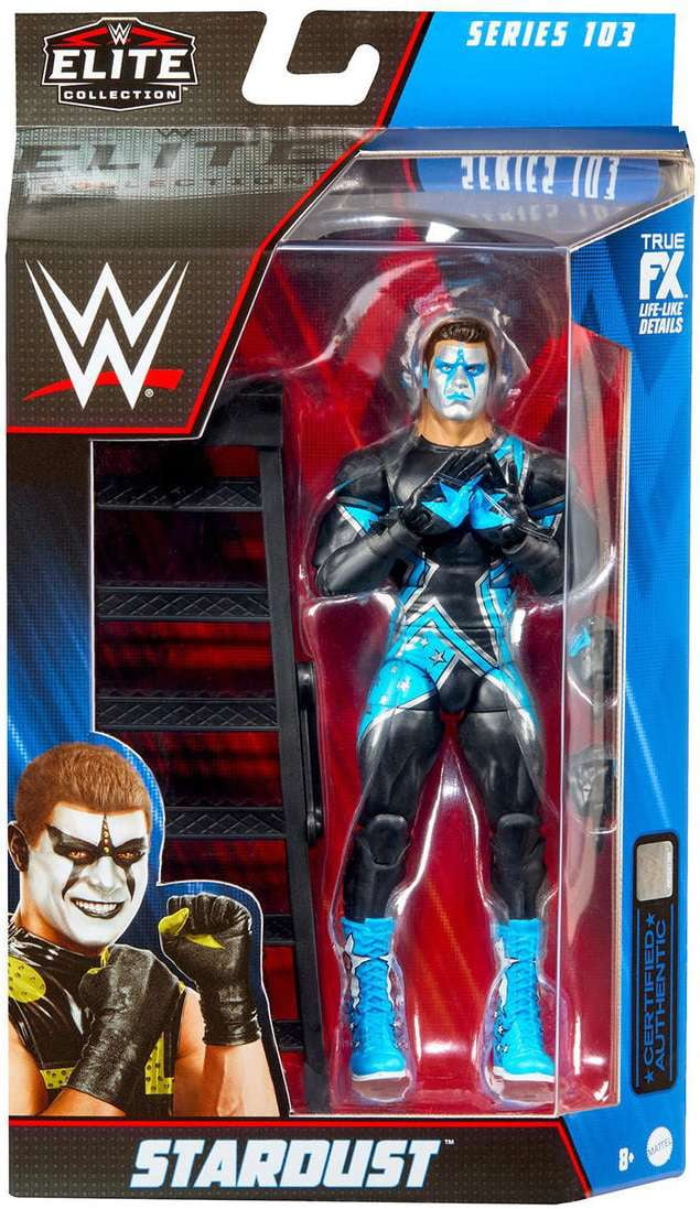 WWE Wrestling Series 103 Stardust Action Figure Chase