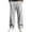 Gray, variant on Dagugfen Men's Sweatpants Drawstring Elastic Waisted Full Length Straight Leg Loose Fitted Casual Pants with Pockets(XL,Red)